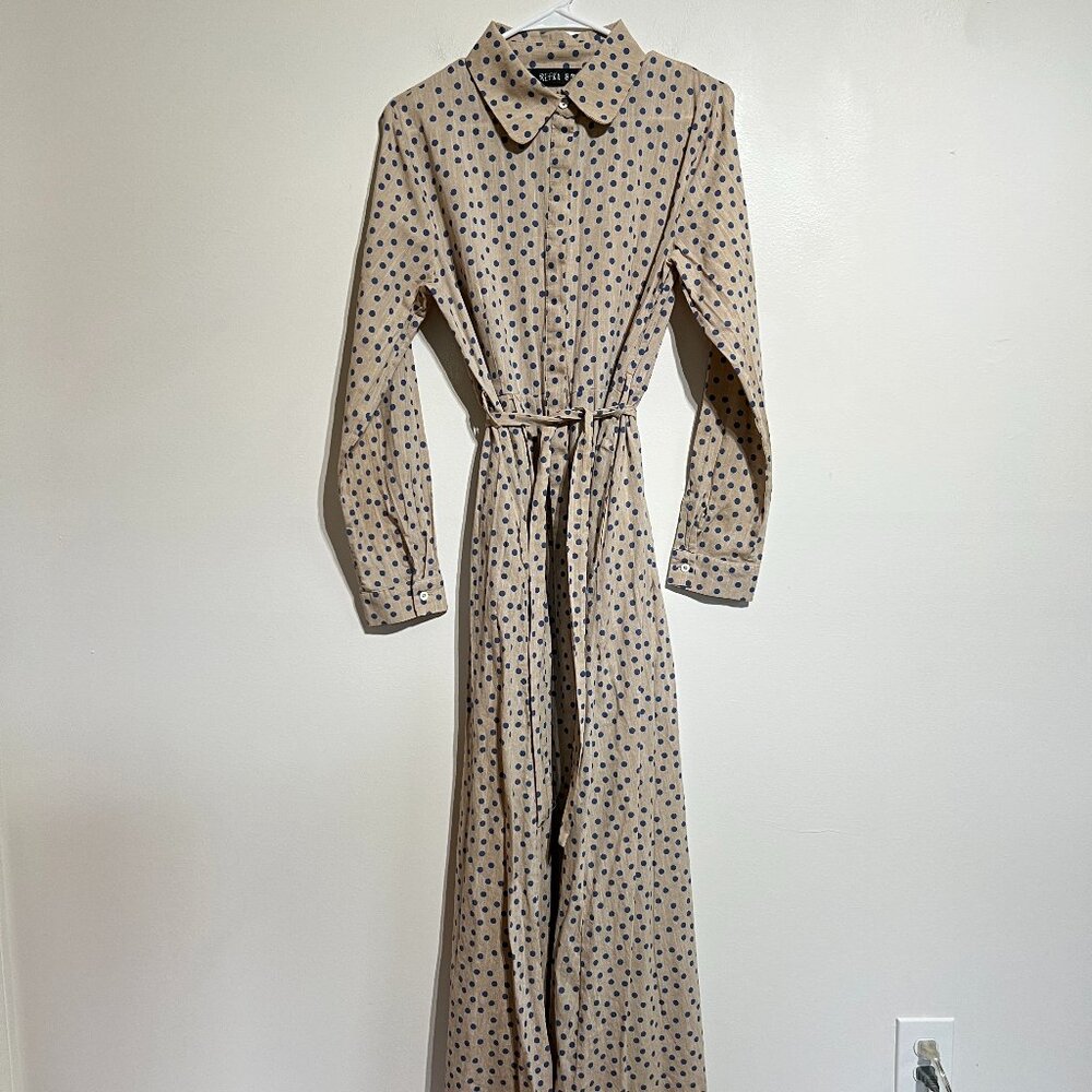 Polka Dot Long Sleeve Dress